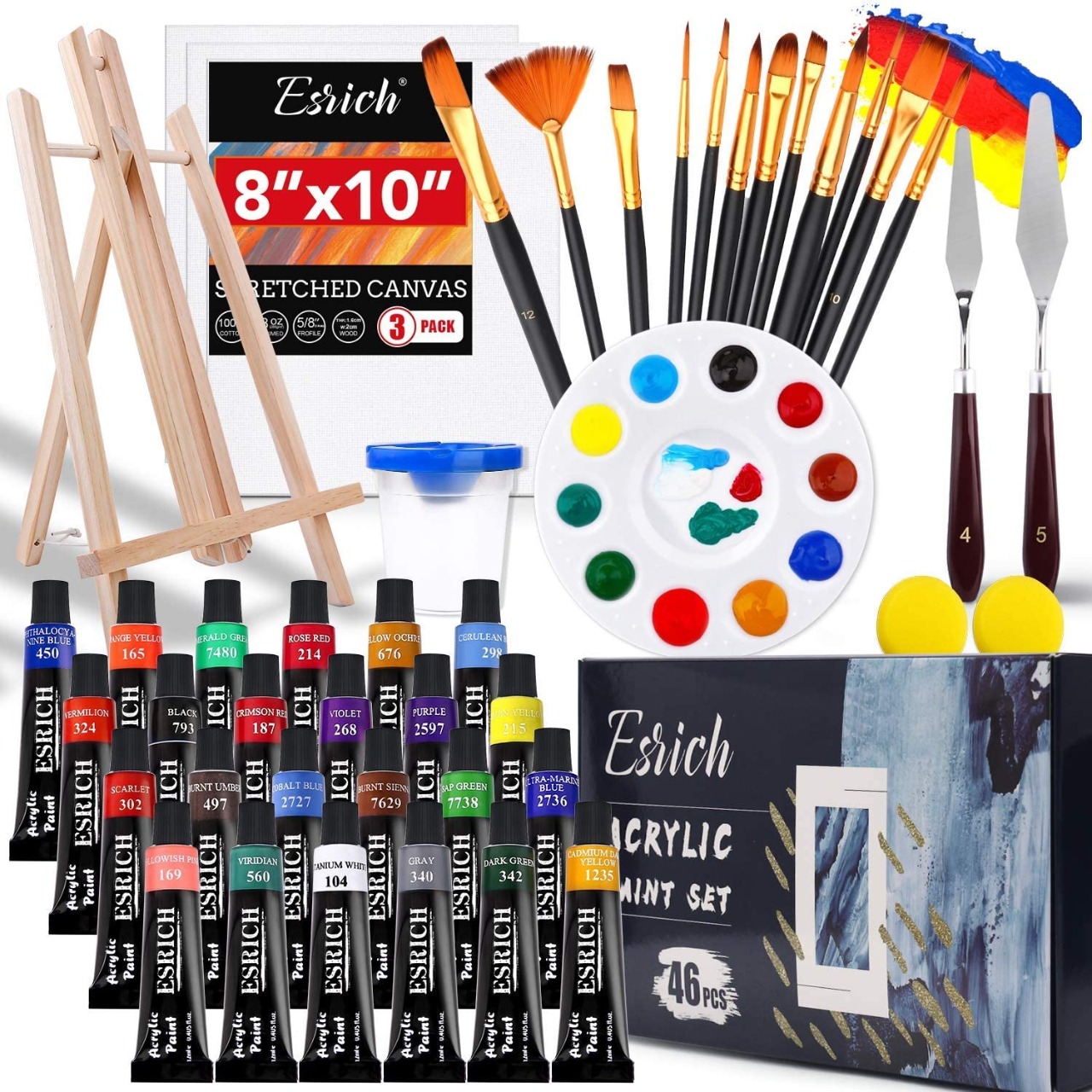 Acrylic Paint and Brushes Set – Ash & Co. Workshops